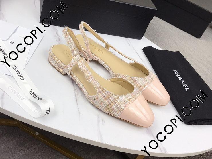 2020SS シャネル サンダル - andrestover.com 販売販売中 2020SS ツイードチェーンサンダル CHANEL サンダル
