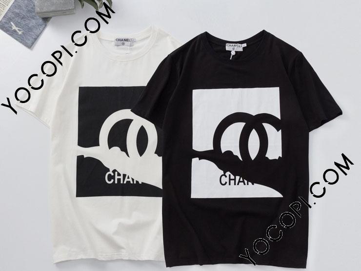 シャネル Tシャツ 2020年新作【レディース・メンズ用】 CHANEL 半袖