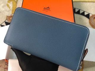 HERMES長財布(シルクイン)Epson財布 ラウンドファスナー財布 エルメス財布 Silk In財布 【レディース・メンズ用】輸入牛革