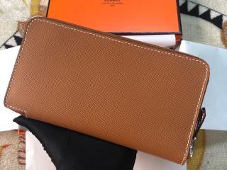 エルメス財布 Silk In財布 HERMES長財布(シルクイン)Epson財布 ラウンドファスナー財布 【レディース・メンズ用】輸入牛革