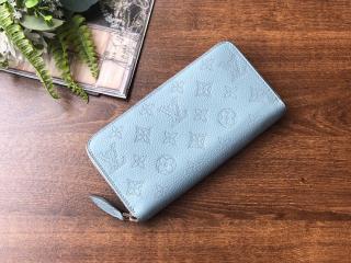 【M69032】 LOUIS VUITTON ルイヴィトン マヒナ 長財布 コピー ジッピー・ウォレット レディース ラウンドファスナー財布 ヴェール ラグーン