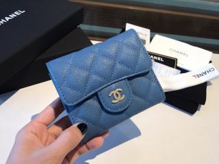 【A0240-5】 CHANEL シャネル 財布 コピー TIMELESS CLASSICS タイムレス クラッシック レディース 三つ折り財布 9色可選択