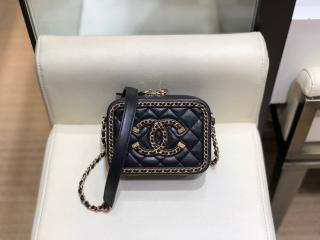 【A84452 B02823 94305】 20新作 CHANEL シャネル バッグ コピー チェーン クラッチ ゴートスキン レディース ショルダーバッグ 2色可選択 ブラック