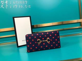 【621889 1V4BG 4099】 GUCCI グッチ 長財布 スーパーコピー 〔グッチ 1955 ホースビット〕ジップアラウンドウォレット レディース ラウンドファスナー財布