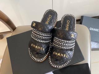 シャネルサンダル レディースシューズ CHANELフラットシューズ カジュアルシューズ
