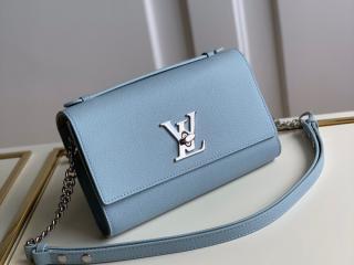 【M56136】 LOUIS VUITTON ルイヴィトン バッグ スーパーコピー LOCKME CLUTCH ロックミー・クラッチ レディース ショルダーバッグ 3色可選択