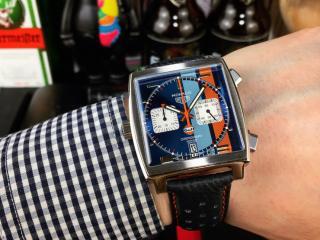 TAG HEUER時計 モナコ・キャリバー11　タグ・ホイヤー腕時計電池式 幅39ｍｍ