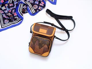 【N40357】 LOUIS VUITTON ルイヴィトン ダミエ・エベヌ バッグ スーパーコピー NANO AMAZONE アマゾン・メッセンジャー メンズ ショルダーバッグ