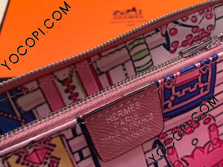 エルメス財布 HERMES長財布(シルクイン)Epson財布 ラウンド