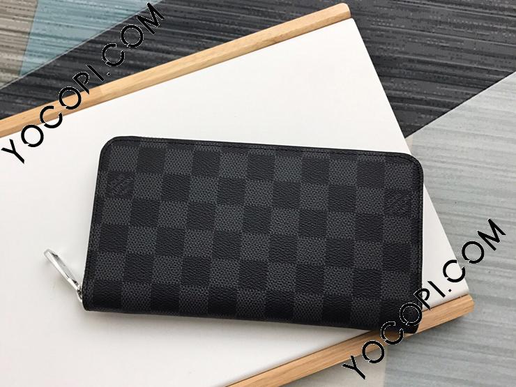 N62668】 LOUIS VUITTON ルイヴィトン ダミエ・グラフィット 長財布 ...