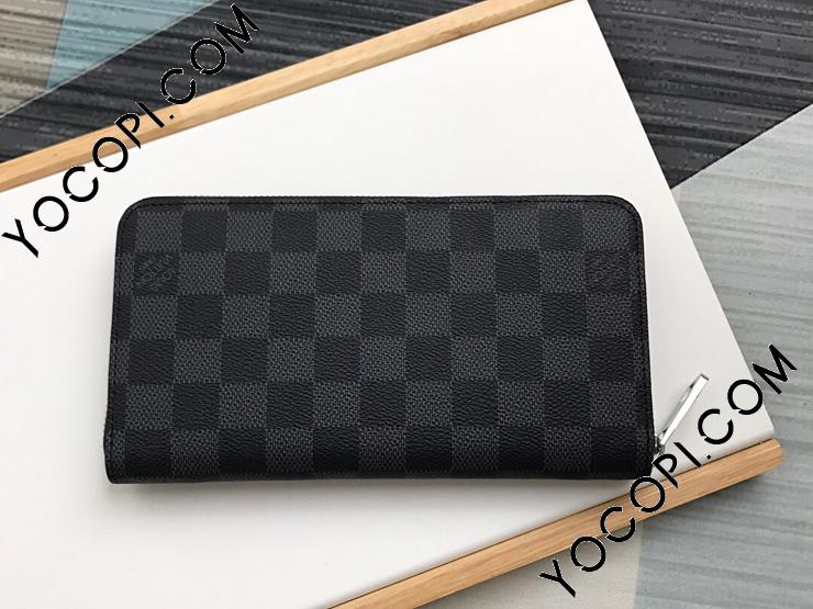N62668】 LOUIS VUITTON ルイヴィトン ダミエ・グラフィット 長財布 