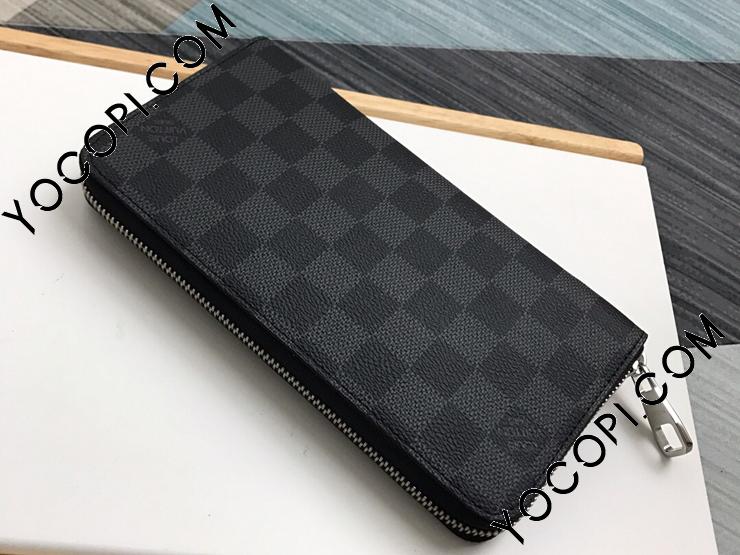 N62668】 LOUIS VUITTON ルイヴィトン ダミエ・グラフィット 長財布