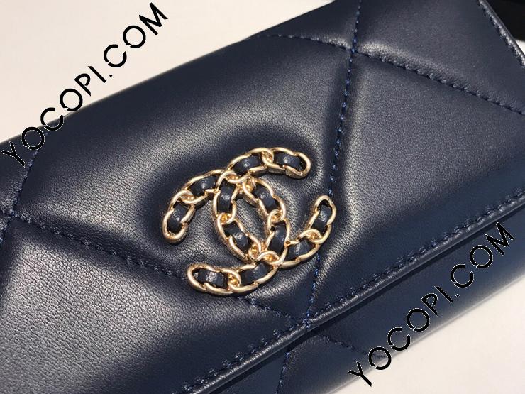 AP0953-1】 20新作 CHANEL 19 シャネル 財布 コピー フラップ