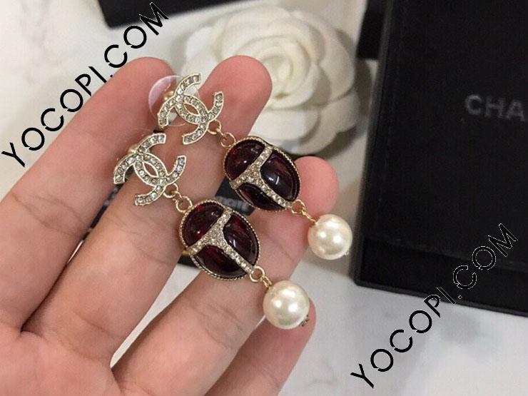 2020年新品 シャネル ピアス CHANEL イヤリング揺れる_シャネル