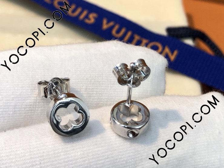 【安心国内】Louis Vuitton ピュス アンプラント ピアス ルイヴィトンピアス Q96578ピュス アンプラント シルバー ピンク