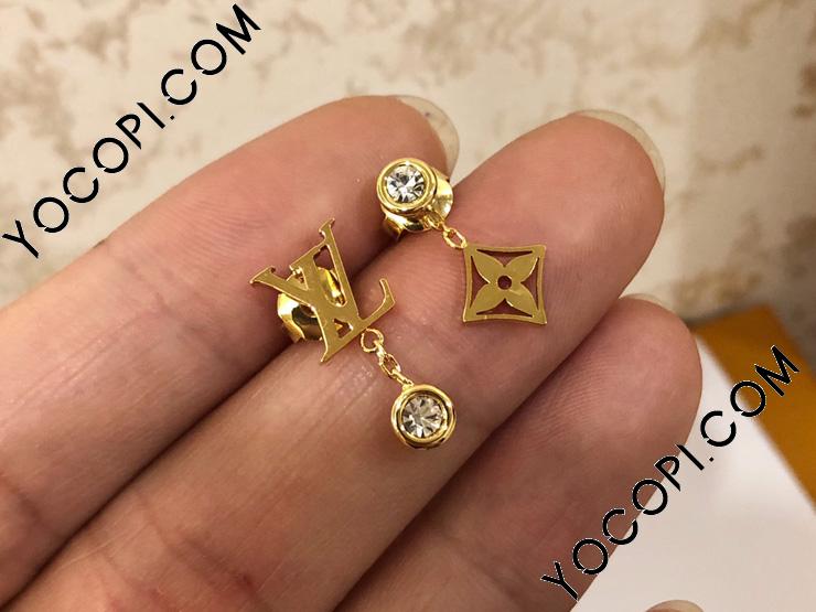 アクセサリー ルイヴィトンピアス ゴールド LOUIS VUITTONピアス ...