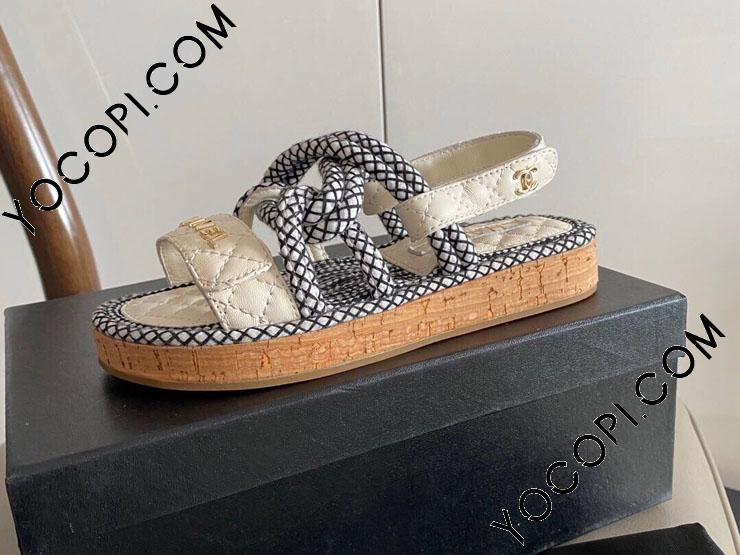 シャネルサンダル フットベッド サンダル CHANELフラットシューズ シャネルサンダル フットベッド サンダル CHANELフラットシューズ
