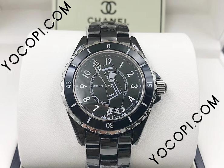 シャネル電池式時計 J12 ジェイトゥエルヴ 33mm 38mm Coco Chanel 電池式時計 0m防水 メンズ用 女性用腕時計 黒 時計 ブランドコピー優良店 シャネル電池式時計 J12 ジェイトゥエルヴ 33mm 38mm Coco Chanel 電池式時計 0m防水 メンズ用 女性用腕時計 黒 時計 ブランドコピー優良店