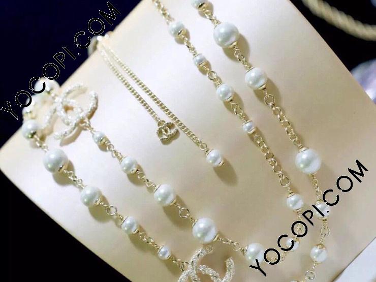 CHANEL パール CCロゴシャネル ネックレス チェーン ネックレス_ CHANEL パール CCロゴシャネル ネックレス チェーン ネックレス_