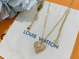 ルイ・ヴィトンネックレス 心 デザイン ダイヤモンド