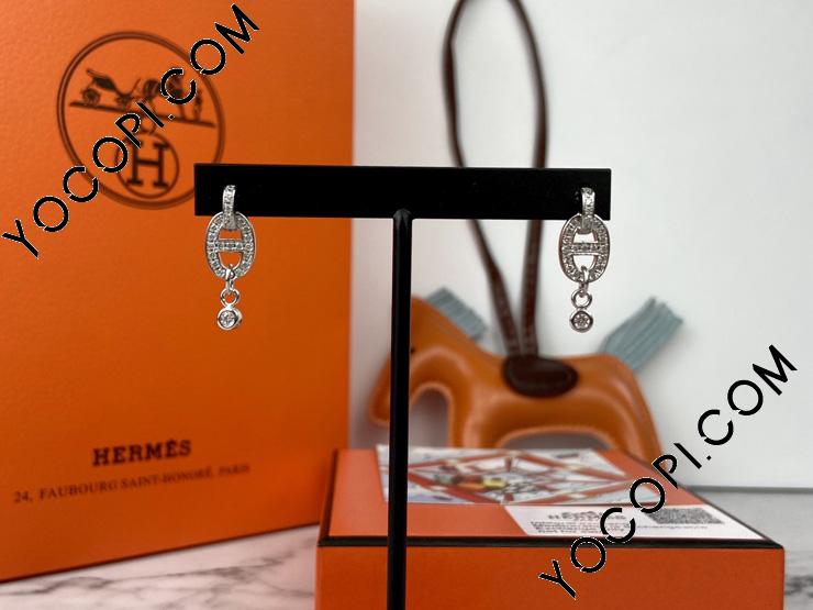 エルメス イヤリング HERMESピアス アクセサリー シルバー