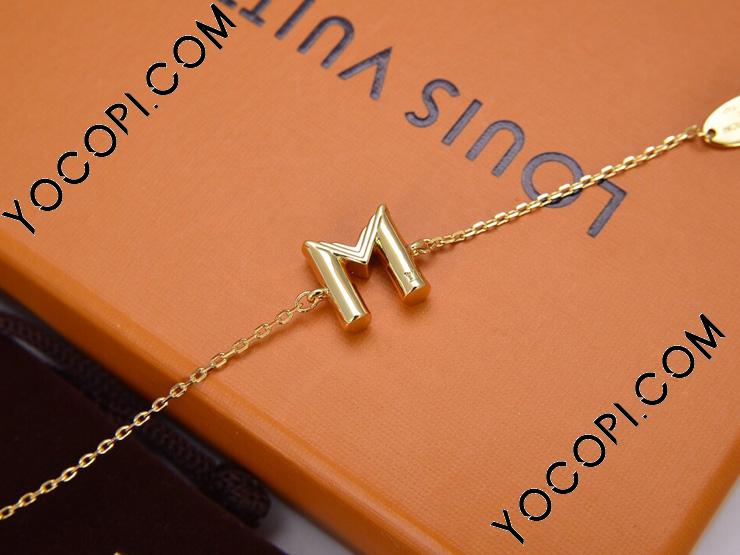 LOUIS VUITTON　イニシャルM　LV&ME　ブレスレット　M67170 LOUIS VUITTON イニシャルM LV&ME ブレスレット メッキ ゴールド
