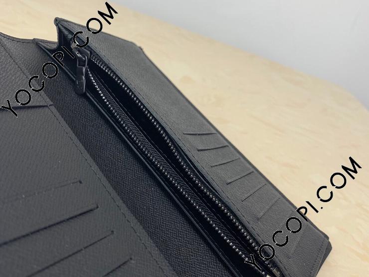 Louis Vuitton ヴィトン　ダミエ・エベヌ 二つ折り財布　長財布 N60393】 LOUIS VUITTON ルイヴィトン ダミエ・エベヌ 長財布