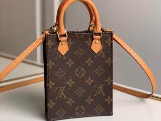 【M69442】 LOUIS VUITTON ルイヴィトン モノグラム バッグ コピー 20SS新作 PETIT SAC PLAT プティット・サックプラ ハンドバッグ レディース ショルダーバッグ