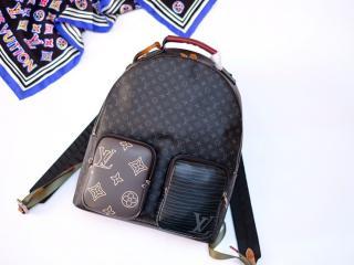 【M45455】 LOUIS VUITTON ルイヴィトン モノグラム・エクリプス バッグ コピー 20新作 MULTIPOCKET バックパック・マルチポケット メンズ バックパック