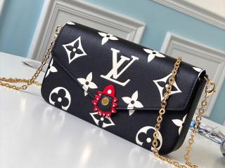 【M69515】 LOUIS VUITTON ルイヴィトン モノグラム・アンプラント バッグ スーパーコピー 20新作 LV CRAFTY POCHETTE FÉLICIE ポシェット・フェリシー レディース ショルダーバッグ
