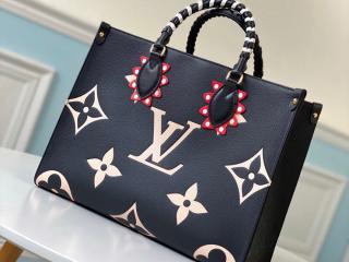 【M45375】 LOUIS VUITTON ルイヴィトン モノグラム・アンプラント バッグ スーパーコピー 20新作 ONTHEGO オンザゴー レディース トートバッグ 2色可選択
