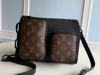 【M45338】 LOUIS VUITTON ルイヴィトン タイガ バッグ コピー 20新作 メンズ ショルダーバッグ