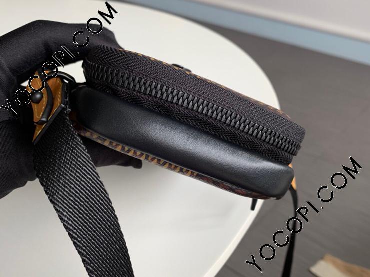 【N40377】 LOUIS VUITTON ルイヴィトン ダミエ・エベヌ バッグ スーパーコピー 20新作 DOUBLE PHONE ダブル