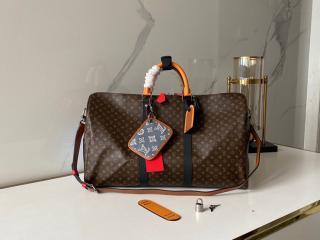 【M56855】 LOUIS VUITTON ルイヴィトン モノグラム バッグ スーパーコピー 20新作 キーポル・バンドリエール 50 ボストンバッグ