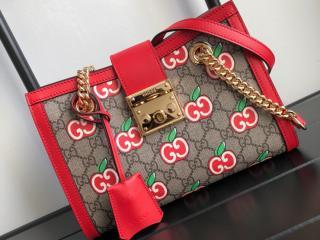 【498156 2EVEG 8646】 GUCCI グッチ バッグ スーパーコピー 20新作 〔パドロック〕 Padlock GGアップル レディース ショルダーバッグ