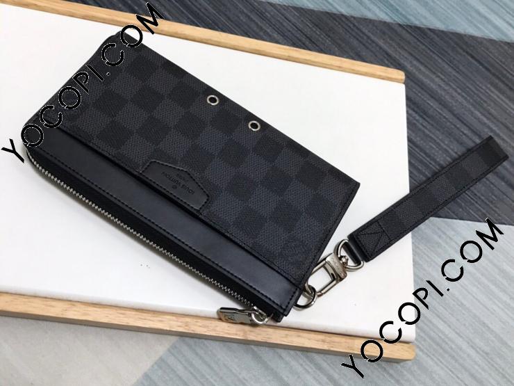 N60379】 LOUIS VUITTON ルイヴィトン ダミエ・グラフィット 長財布