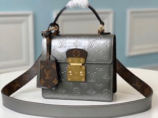 【M90567】 LOUIS VUITTON ルイヴィトン モノグラム・ヴェルニ バッグ コピー 20新作 SPRING STREET スプリング・ストリート PM レディース ショルダーバッグ トープ