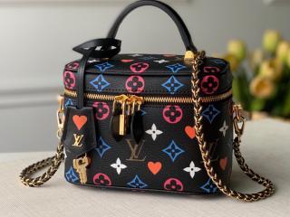 【M57482】 LOUIS VUITTON ルイヴィトン モノグラム バッグ コピー 20新作 VANITY ヴァニティ PM レディース ショルダーバッグ 2色可選択 ノワール