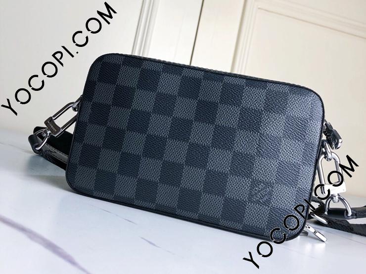 【N60418】 LOUIS VUITTON ルイヴィトン ダミエ・グラフィット バッグ スーパーコピー 20新作 アルファ・ウエアラブル