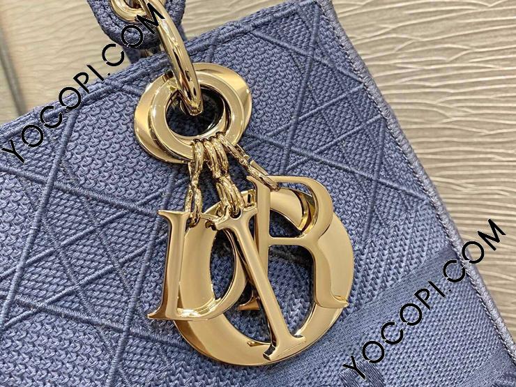 M0565OREY】 DIOR ディオール バッグ コピー Lady D-Lite ミディアム  