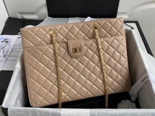 【AS6611-4】 CHANEL シャネル バッグ コピー 20新作 カーフスキン スモール ショッピング バッグ ショルダーバッグ 4色可選択