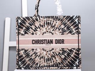 【M1286ZJAI_M884】 Dior ディオール バッグ スーパーコピー 20新作 Tie & Dior BOOK TOTE エンブロイダリー トートバッグ