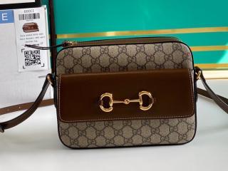 【645454 92TCG 8563】 GUCCI グッチ バッグ コピー 20新作 〔グッチ ホースビット 1955〕スモール ショルダーバッグ 2色可選択 ブラウン