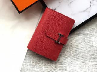 【bearn02】 Hermes エルメス ベアン 財布 コピー ヴォー・エプソン Epsom Bearn mini ミニ財布 二つ折り財布 18色可選択