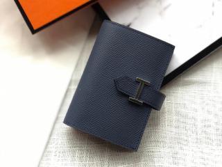 【bearn05】 Hermes エルメス ベアン 財布 コピー ヴォー・エプソン Epsom Bearn mini ミニ財布 二つ折り財布 18色可選択