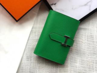 【bearn10】 Hermes エルメス ベアン 財布 スーパーコピー ヴォー・エプソン Epsom Bearn mini ミニ財布 二つ折り財布 18色可選択