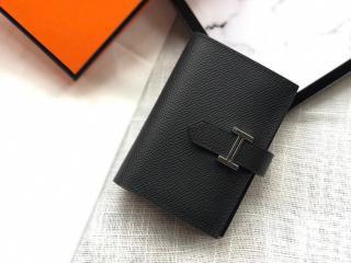 【bearn11】 Hermes エルメス ベアン 財布 コピー ヴォー・エプソン Epsom Bearn mini ミニ財布 二つ折り財布 18色可選択