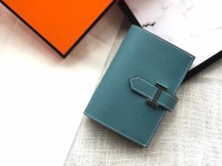 【bearn12】 Hermes エルメス ベアン 財布 スーパーコピー ヴォー・エプソン Epsom Bearn mini ミニ財布 二つ折り財布 18色可選択