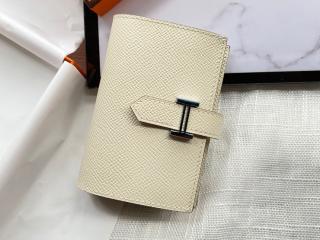 【bearn13】 Hermes エルメス ベアン 財布 コピー ヴォー・エプソン Epsom Bearn mini ミニ財布 二つ折り財布 18色可選択