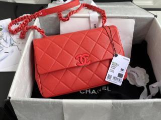 【AS2303-3】 CHANEL シャネル バッグ コピー 20新作 グレインド カーフスキン フラップ バッグ ショルダーバッグ 4色可選択